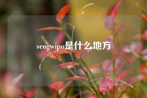 seogwipo是什么地方