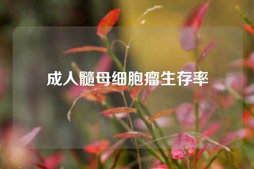 成人髓母细胞瘤生存率