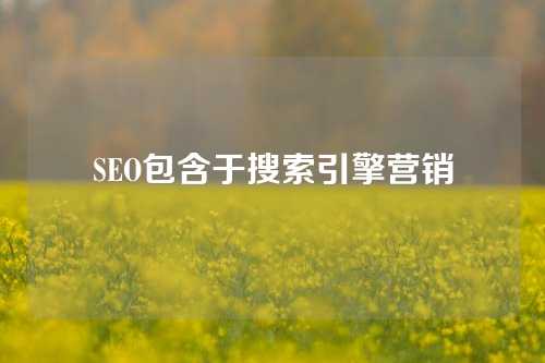 SEO包含于搜索引擎营销